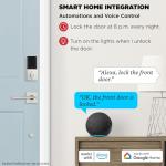 Kwikset Halo Touch Smart Lock - Satin Nickel