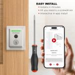 Kwikset Halo Touch Smart Lock - Satin Nickel