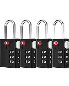 LUGGEX TSA Approved Combination Lock Set (4 Pack)