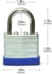 12 Pack of 40mm Keyed Alike Padlocks