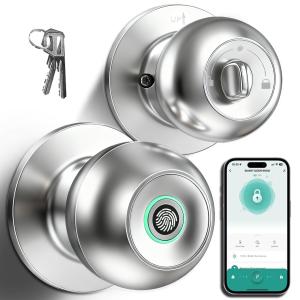 Keyless Smart Door Lock with Fingerprint & App