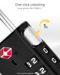 LUGGEX TSA Approved Combination Lock Set (4 Pack)