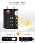 LUGGEX TSA Approved Combination Lock Set (4 Pack)