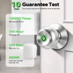 Keyless Smart Door Lock with Fingerprint & App