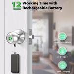 Keyless Smart Door Lock with Fingerprint & App