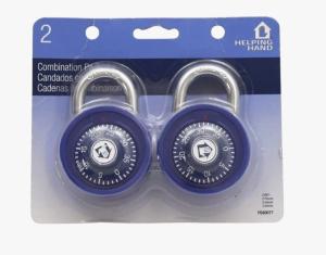 2-Pack Hardened Shackle Combination Padlocks