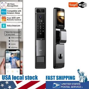 Smart Door Lock with 3D Face, Fingerprint, Camera