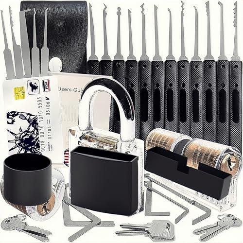 Keyed Alike Padlock Set of 3, Steel Locks