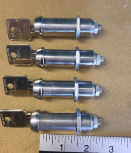Medeco 72S High Security Cam Locks - 4 Pack