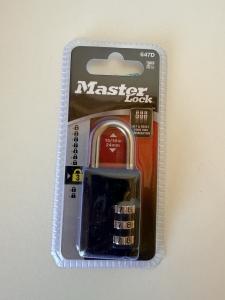 Master Lock 647D Black Combination Padlock