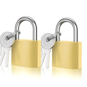 Heavy Duty 38mm Keyed Padlocks - 2 Pack