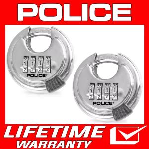 2 Pack Stainless Steel 4 Digit Combination Locks