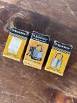Master Padlock Set with Keys – 3 Pack