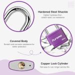 Puroma 2 Pack Heavy-Duty Keyed Padlocks