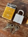Master Padlock Set with Keys – 3 Pack