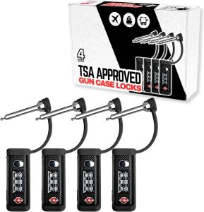 4 Pack TSA Approved Combo Locks for Travel