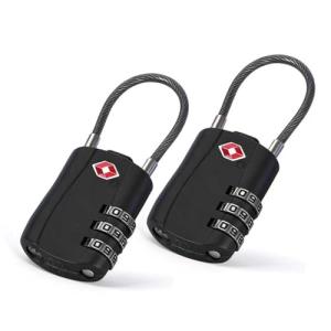 Blossom TSA Approved 3-Dial Luggage Locks (2 Pack)