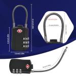 Blossom TSA Approved 3-Dial Luggage Locks (2 Pack)