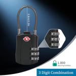 Blossom TSA Approved 3-Dial Luggage Locks (2 Pack)