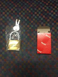 2" HEAD Brass Padlock with Keys - Unpickable