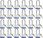 48-Pack 40mm Keyed Alike Laminated Padlocks