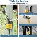 Weatherproof Heavy Duty Padlock - 2 Pack