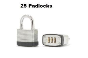 25 Pack of 40mm Unpickable Combination Padlocks
