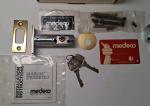 Medeco Maxum Brass Double Cylinder Deadbolt with Keys