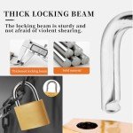 Heavy Duty 38mm Keyed Padlocks - 2 Pack