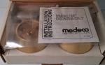 Medeco Maxum Brass Double Cylinder Deadbolt with Keys