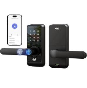 Smart Fingerprint Lever Lock with Handle