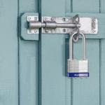 Puroma Heavy-Duty Padlocks 4-Pack with 8 Keys