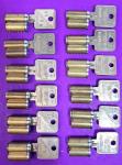 12 Medeco KeyMark Commercial Lock Cylinders with Key