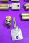 12 Medeco KeyMark Commercial Lock Cylinders with Key