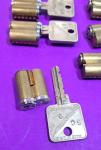 12 Medeco KeyMark Commercial Lock Cylinders with Key
