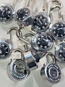 Master Lock Combination Padlock with Black Dial