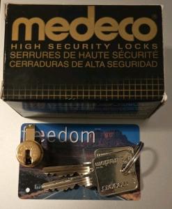Medeco M3 BiAxial High Security KiK Cylinder