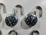 Master Lock Combination Padlock with Black Dial