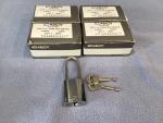 ABLOY Padlocks, Set of 4, Keyed Alike