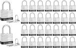 Eco-Friendly Heavy-Duty Padlocks with 30 Keys