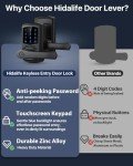 Keyless Electronic Door Lock with Touchscreen Keypad