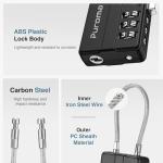 Puroma TSA Approved 4-Digit Combination Locks - 4 Pack