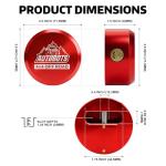 Heavy Duty Hidden Shackle Puck Locks - 3 Pack