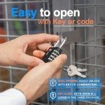 Forge Dual-Opening TSA Approved Travel Locks (4 Pack)