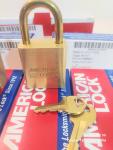 Set of 6 Keyed Alike American Padlocks