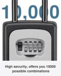 Puroma Large Resettable Combination Lock Box