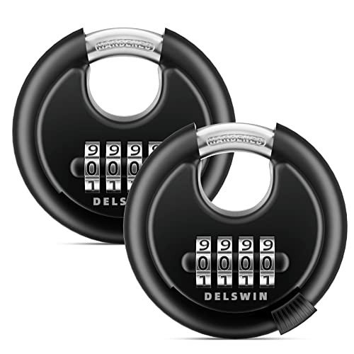 Heavy Duty 4-Digit Disc Combination Lock Set