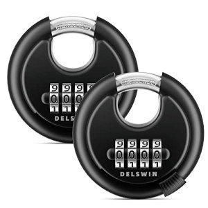 Heavy-Duty 4-Digit Disc Combination Lock Set