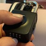 Rechargeable Smart Fingerprint and Combination Padlock