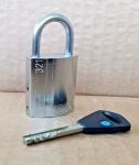 Abloy 321 Chrome Brass Padlock with Key